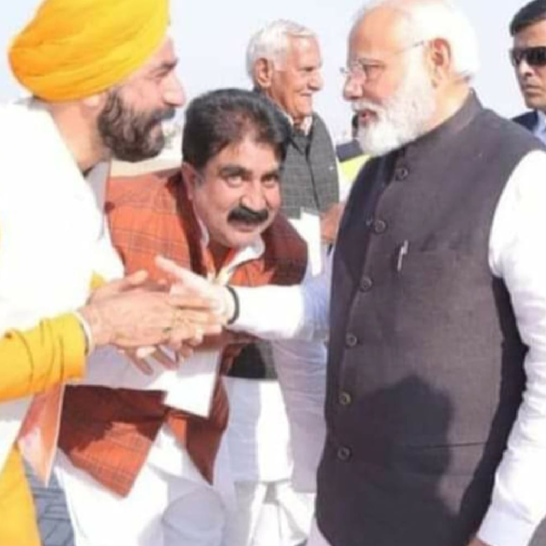 Gurvinder Singh Chhabra (Vicky) with PM Narendra Modi Ji